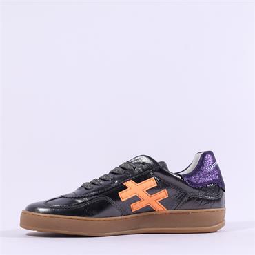 Another Trend Iconic II Gumsole Trainer - Gun Metal Orange